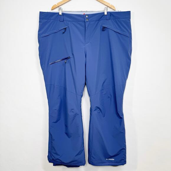 Columbia Wildside Ski Pant Blue Snowboard Snow Outdoors Skiing Winter Size 3X